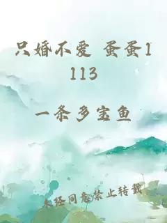 只婚不爱 蛋蛋1113