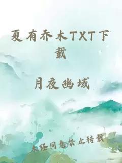 夏有乔木TXT下载